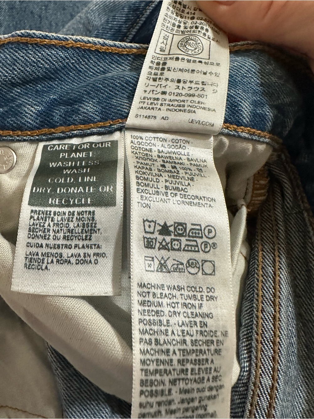 Levi's 501 90's Western Two-Tone Jeans, Size 31 - Picture 11 of 12